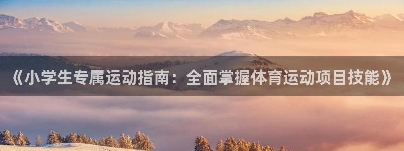 vsport体育官网下载注册：《小学生专属运动指南：全面掌握