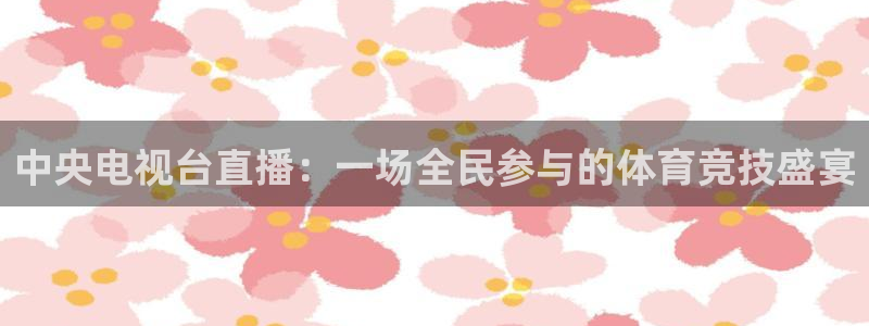 斗球nba直播在线观看免费：中央电视台直播：一场全民参与的体育竞技盛宴