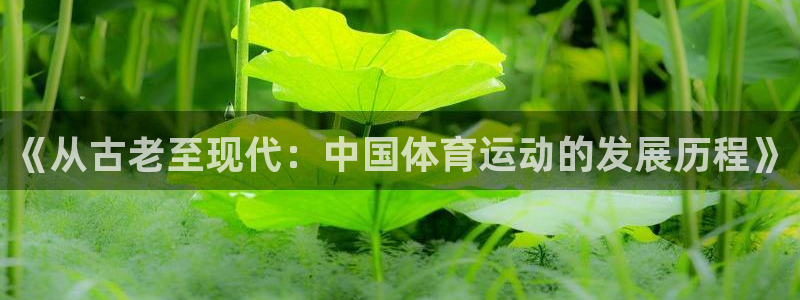 Vsport体育官网：《从古老至现代